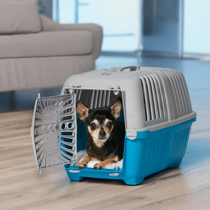 Spree Travel Pet Carrier | Hard-Sided Pet Kennel Ideal for Toy Dog Breeds, Small Cats & Small Animals | Dog Carrier Measures 19.1L X 12.5 W X 13H - Inches