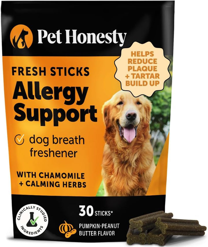 Dog Allergy Itch Relief - Advanced Itch Supplement with Probiotics for Dogs - Immune Support & Skin Relief for Seasonal Allergies - Natural Itchy Skin & Paw Relief - (Peanut Butter, 90 Ct)