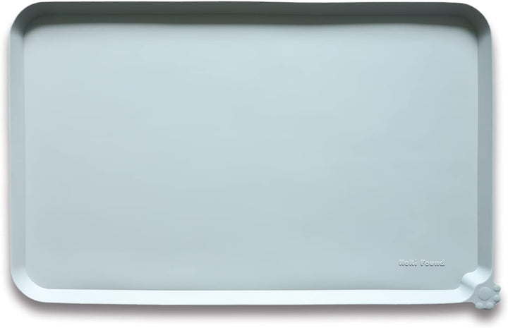 -Waterproof Pet Feeding Mats with High Lips - Multiple Size and Colors for Dogs, Cats & Others-G