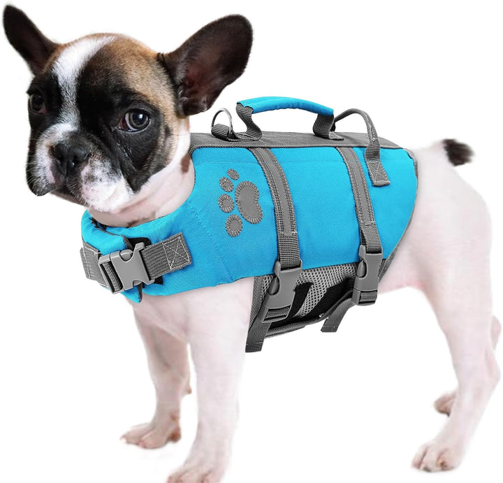 XS Dog Life Jacket, Puppy Life Jackets for Small Dogs, Small Doggie Life Vest for Swimming, Lightweight Extra Small Dog Swim Vest with Handle, Puppy Life Vest for Boating, Cat Lifevest