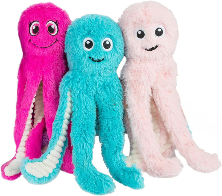 Interactive Squeaky Dog Chew Toy, Ideal Dog Toys for Chewers, Small, Medium & Large Dogs, and Fetch Lovers - Crinkle Duck (Yellow), Large