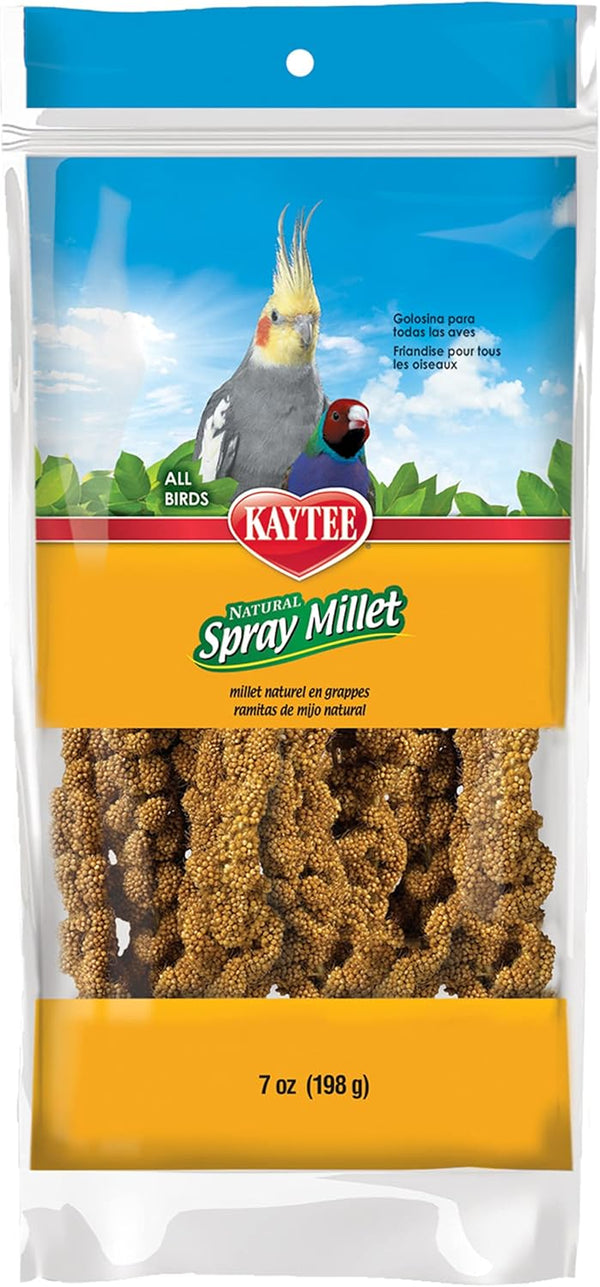 Spray Millet Treat for Pet Birds, 7 Ounce
