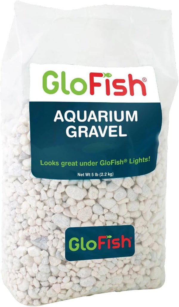 Aquarium Gravel 5 Pounds, White, Complements  Tanks (29022)