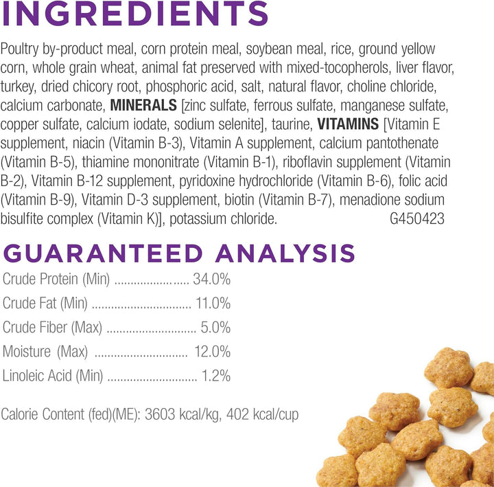 Gentle Sensitive Stomach and Skin Dry Cat Food with Turkey - 13 Lb. Bag