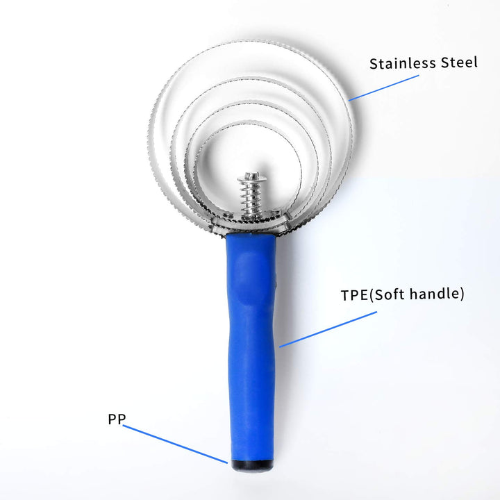 2 Pack Reversible Stainless Steel Curry Comb with Soft Touch Grip