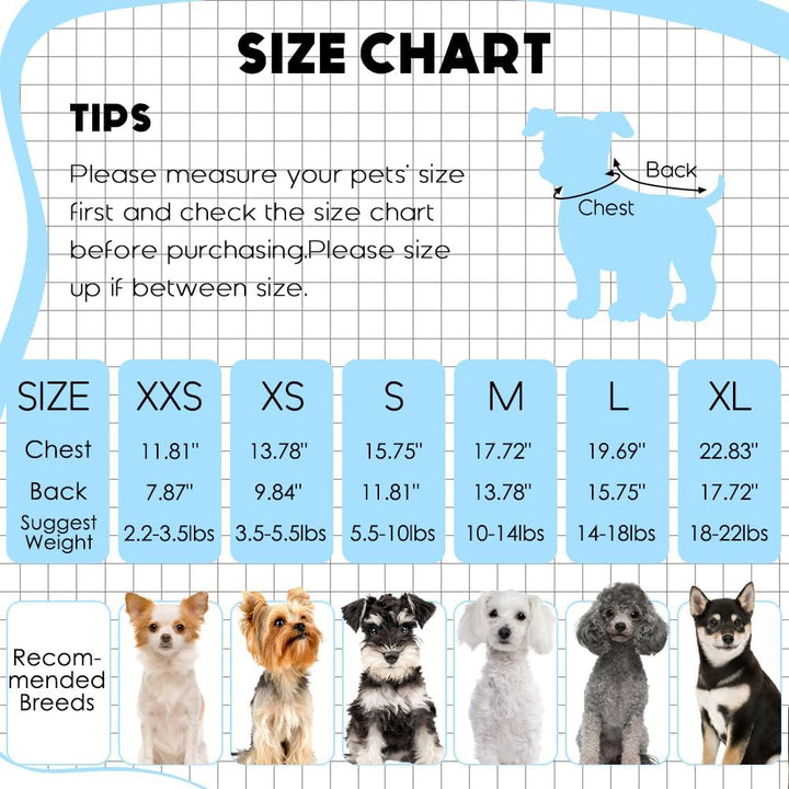 3 Pack Dog Sweaters for Small Dogs Girl Boy Winter Fleece Clothes Warm Soft Dog Sweatshirt Outfit for Dogs Cats Pet Apparel (Navy Blue+Grey+Light Blue, Medium)