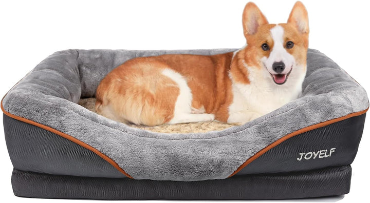 Xxlarge Memory Foam Dog Bed, Orthopedic Dog Bed & Sofa with Removable Washable Cover for Large Dogs