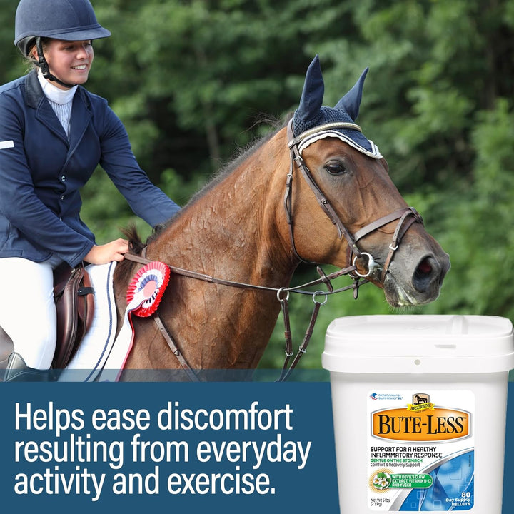 Bute-Less Comfort & Recovery Supplement Pellets, Healthy Inflammatory Response, 5 Lb / 80 Day Supply