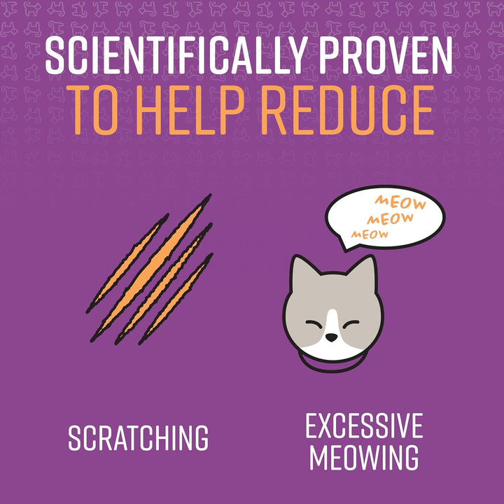 Calming Collar for Cats, Long-Lasting Pheromone Collar Helps Calm Cats for 30 Days, Reduces Stress, Anxiety, Loud Noises and Separation, 3 Count