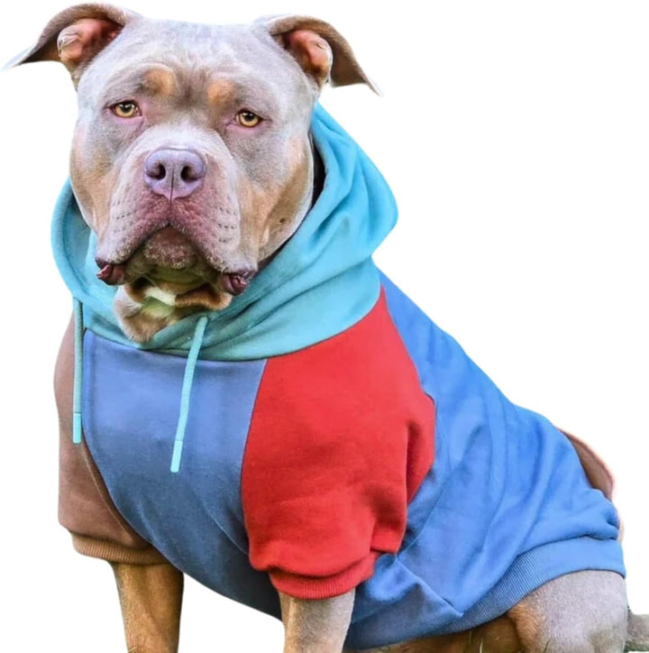 Dog Hoodie – Premium Dog Sweater for Small, Medium, and Large Dogs | Warm Outfits for French Bulldogs, Pitbull, Puppy, Winter Jacket Alternative - Cyber Punk - 3XL