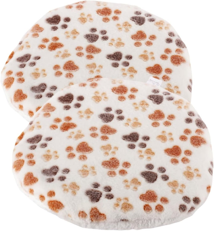 2-Pack 15“ round Soft Cat Kneading Pillow Cushion Bed for Cat Small Dog House Perch Shelf, Pad Padding for Cage Kennel