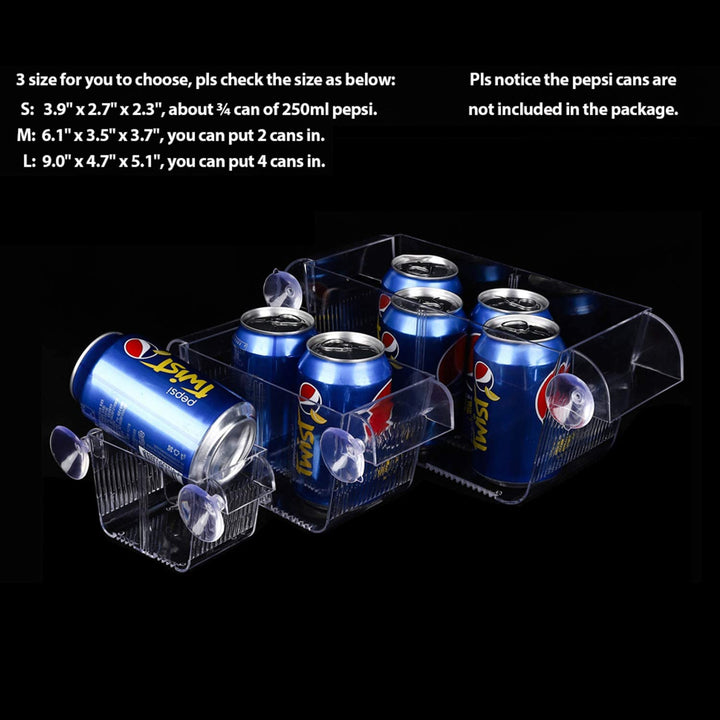 Fish Breeding Box, Acrylic Fish Isolation Box with Suction Cups, Aquarium Acclimation Hatchery Incubator for Baby Fishes Shrimp Clownfish and Guppy... Small Size (S)