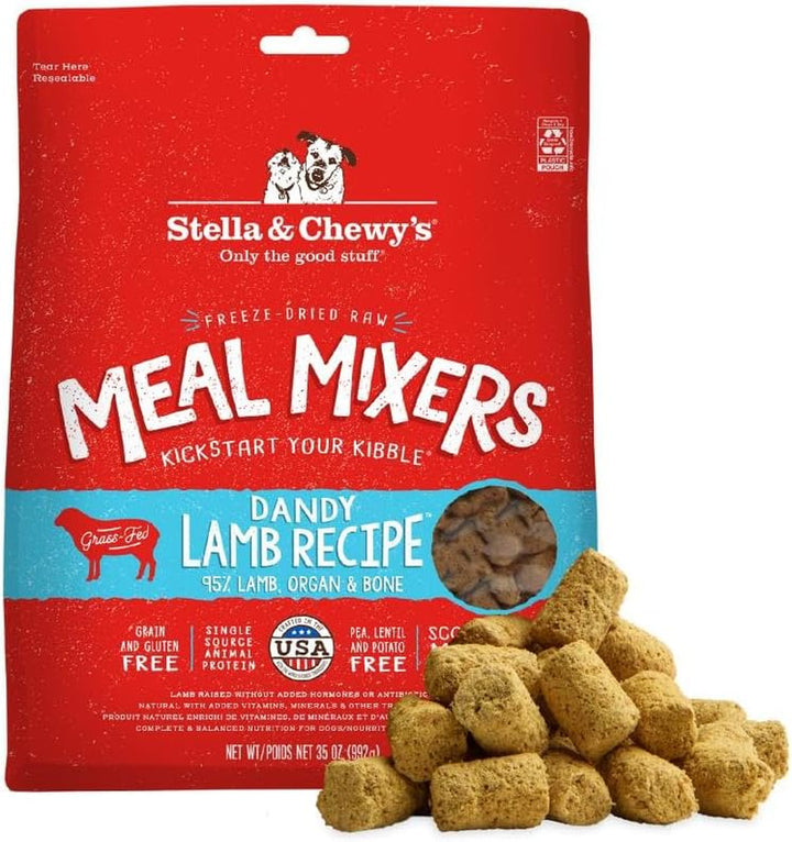 Freeze-Dried Raw Chicken Meal Mixers- Dog Food Topper and Mixer - Made with 95% Cage-Free Chicken, Organs & Bone - Perfect for Picky Eaters - Grain-Free - 3.5Oz