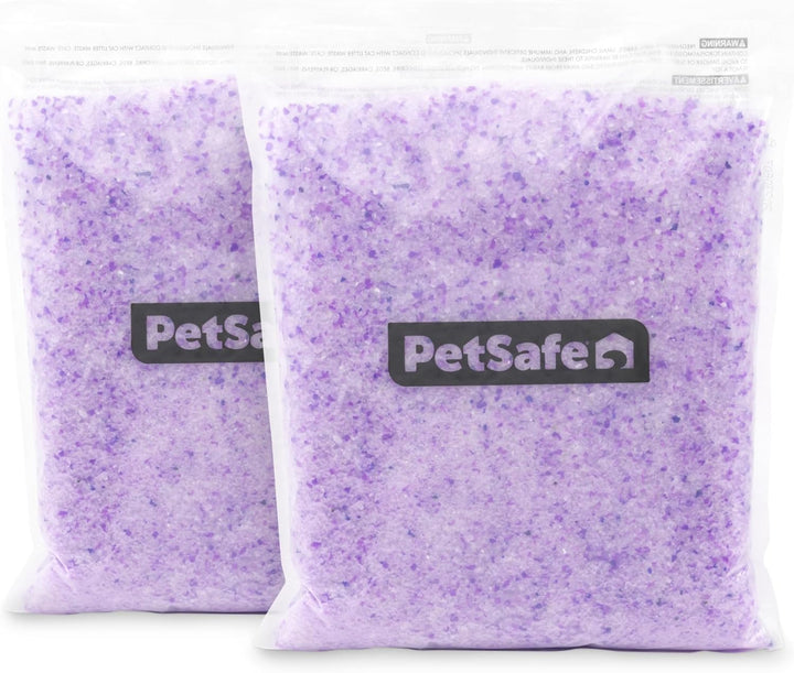 Scoopfree Premium Crystal Cat Litter - Outperforms Clay Litter - Refill Packs - Reusable Tray Compatible - Fresh Scent - 4.3 Lb Bags - 2 Pack
