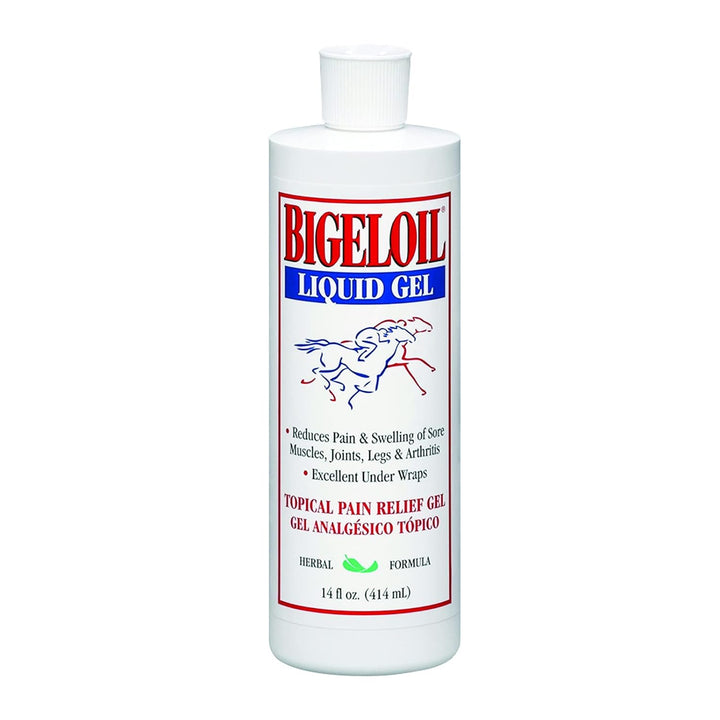 Bigeloil Liniment Gel, Refreshing Topical Rub for Sore Muscles, 14 Fluid Ounce Bottle