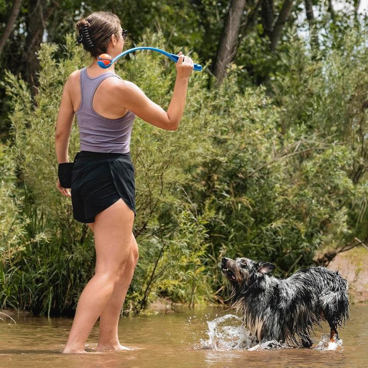 Dog Ball Launcher - Classic 26" with Medium (2.5"), Dog Fetch Ball Thrower, for Dogs 20-60 Pounds, Made in USA
