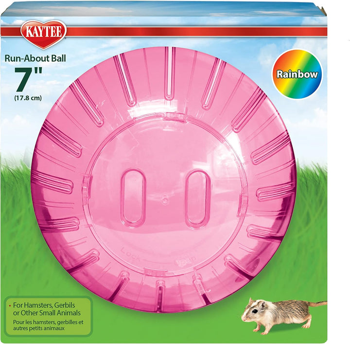 7" Clear Run-About Exercise Ball for Pet Hamsters & Gerbils