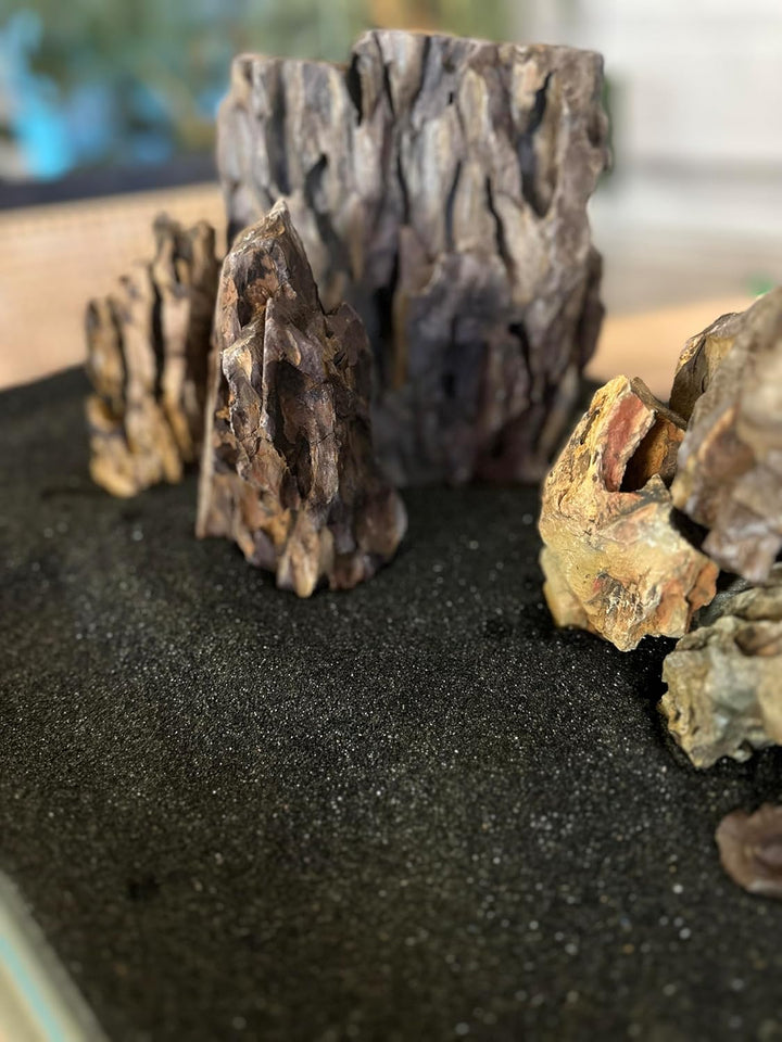 Galaxy Sand 20Lb Substrate for Aquascaping, Aquariums, Vivariums and Terrariums, Black