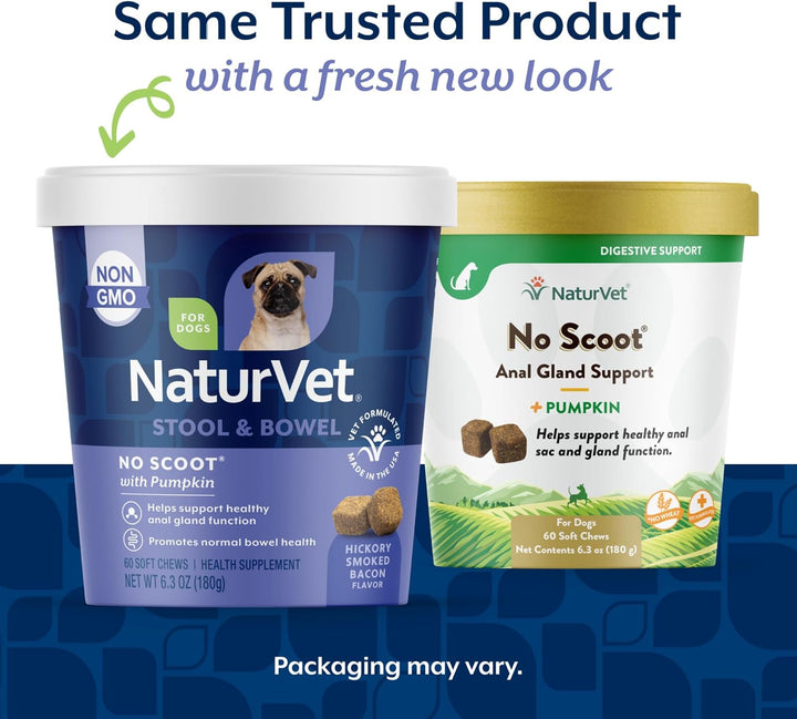 - No Scoot for Dogs - 60 Soft Chews - plus Pumpkin - Supports Healthy Anal Gland & Bowel Function - Enhanced with Beet Pulp & Psyllium Husk