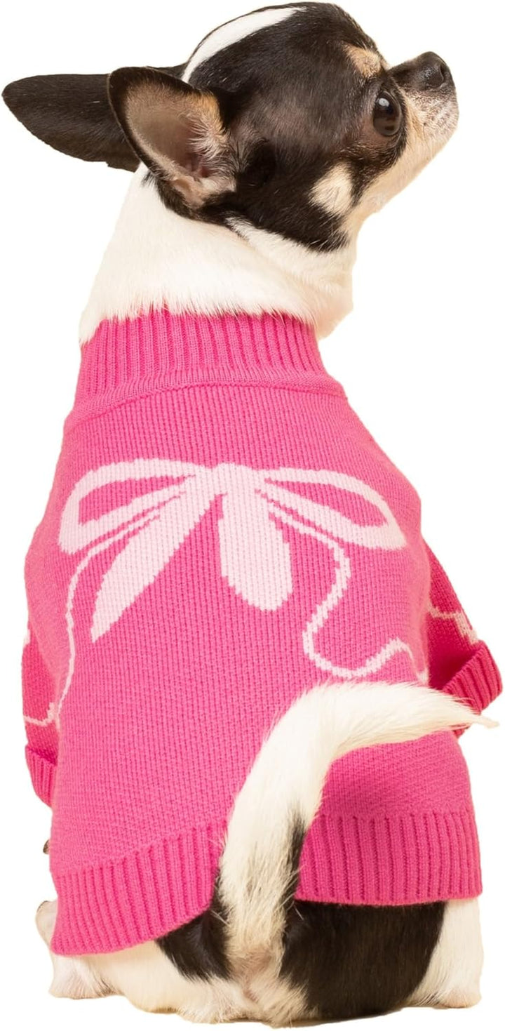Pumpkin Dog Sweater, Thanksgiving Outfit for Small Dogs Boy Girl, Pet Outfit, Orange, Beige, Medium