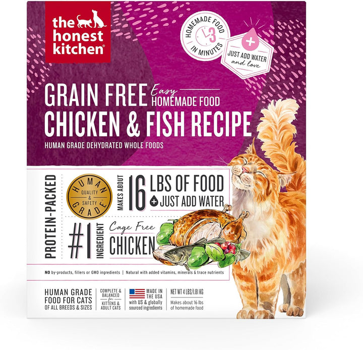 Dehydrated Grain Free Chicken Cat Food 4 Pound (Pack of 1)