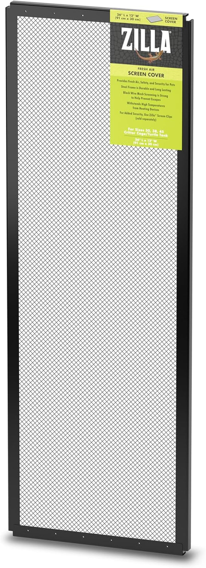 Pet Reptile Terrarium Fresh Air Screen Cover, 16" X 8"