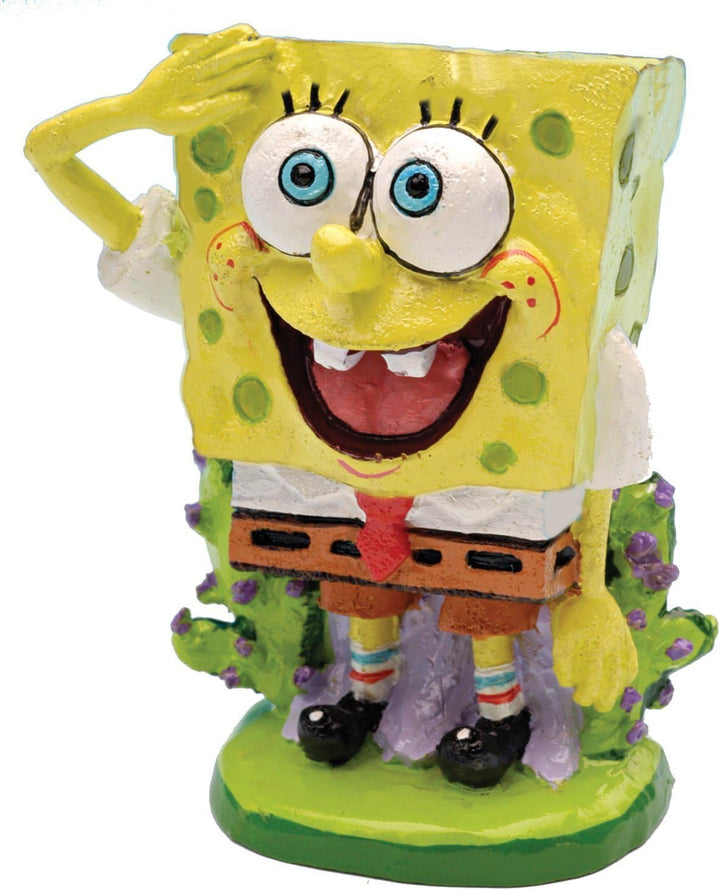 (SBR10EO Spongebob Squarepants Officially Licensed Aquarium Ornament – Spongebob’S Pineapple House – Medium