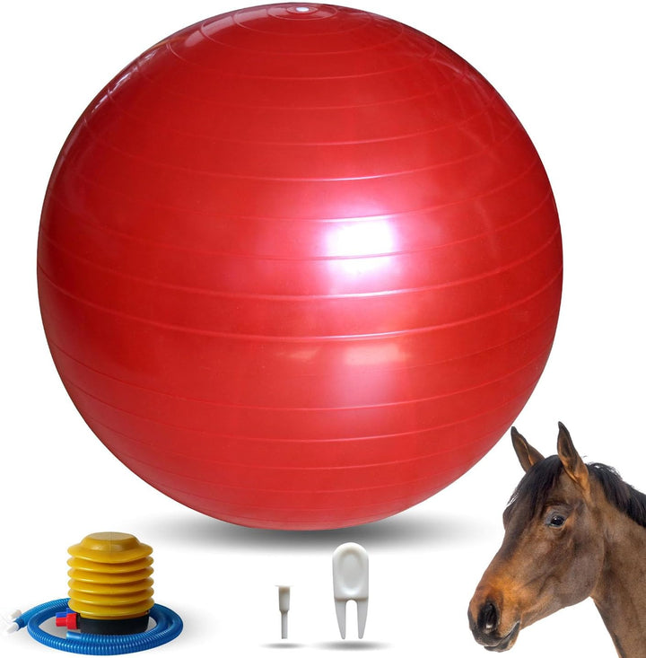 17 Inch Horse Play Balls Anti-Burst Herding Ball for Horse Mega Equine Ball for Play Training Horses Soccer Balls