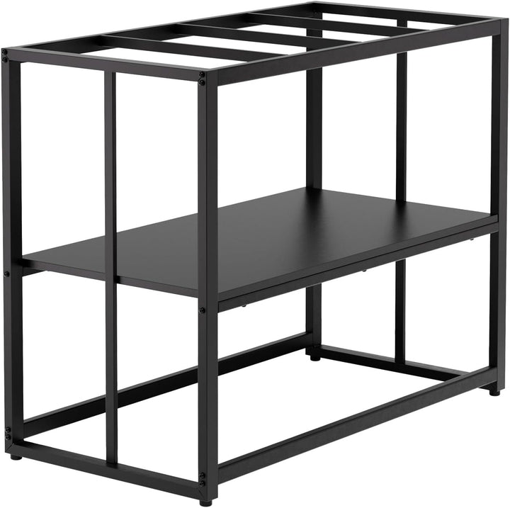 40 Gallon Fish Tank Stand 660LBS Capacity for Aquarium Stand Metal Fish Tank Stand 38.2"X18.5"X29.5" Dual-Layer Design Terrarium Stand Ideal for Home and Office