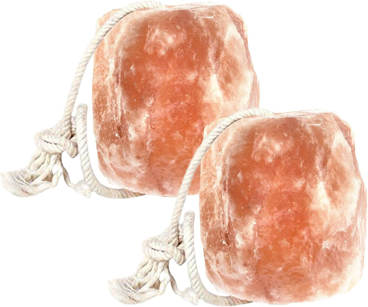 New 8 Lbs Animal Himalayan Salt Lick on Rope for Horses, Deer, Rabbits, Cows and Other Livestock | Lick Salt for Deer | Digestive Aid for Animals | Horse Treats (8 Lbs)