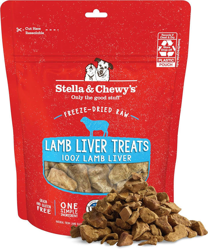 Freeze-Dried Raw Chicken Heart Dog Treats - Single Ingredient, No Additives - Premium Training Treats - Perfect for Picky Eaters - 11Oz Bag