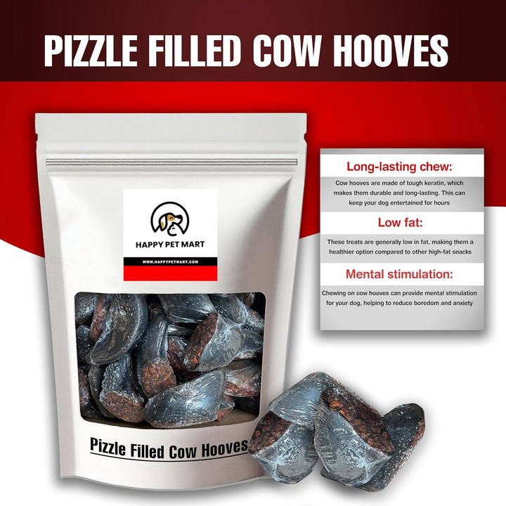 Pizzle Filled Cow Hooves (Pack of 20)