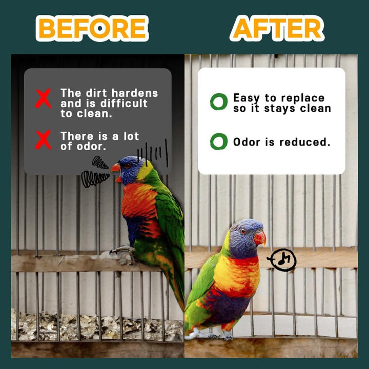 Bird Cage Liner - 120 Acid-Free Newsprint Sheets, 31" X 21.5", 5.5 Lb - Perfect for Packing, Pet Cages, Non-Toxic & Safe for Birds, Ideal for Crafts, Shipping, Moving