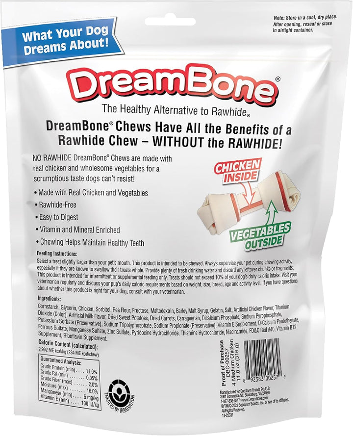 Medium and Large Chews, Treat Your Dog to a Chew Made with Real Meat and Vegetables
