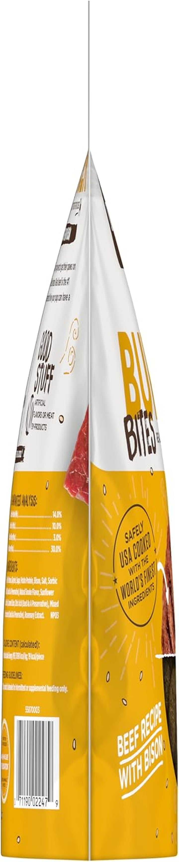 Rachael Ray Burger Bites Dog Treats, Beef Recipe with Bison, 12 Oz. Pouch