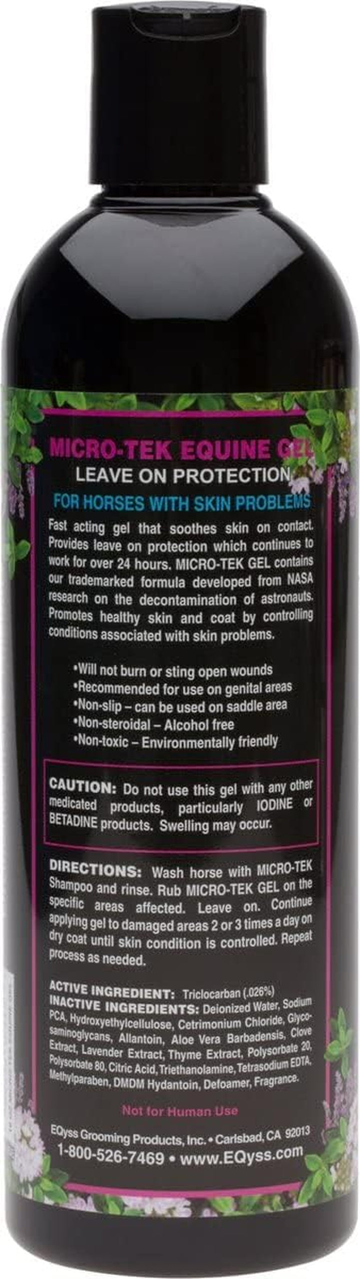 Micro-Tek Equine Itch Relief Gel - Soothes Irritated Skin, Stops Itching, Scratching, Rubbing - for All Horses, Ponies, Mares, Foals (16 Oz)