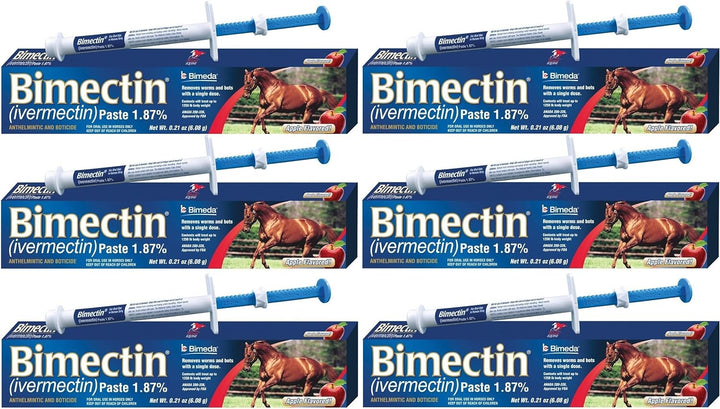 Ivermectin Paste Horse Wormer (1.87 Ivermectin) - 6 DOSES, Model: , Home & Outdoor Storeq