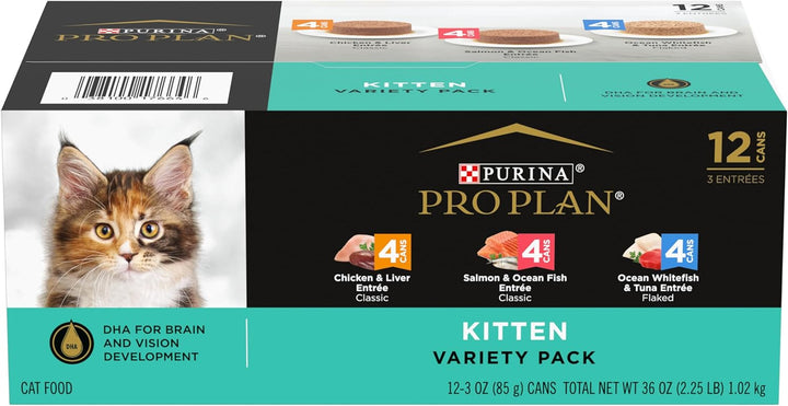 Gravy, High Protein Wet Cat Food Variety Pack, Complete Essentials Chicken and Turkey Favorites - (Pack of 24) 3 Oz. Cans