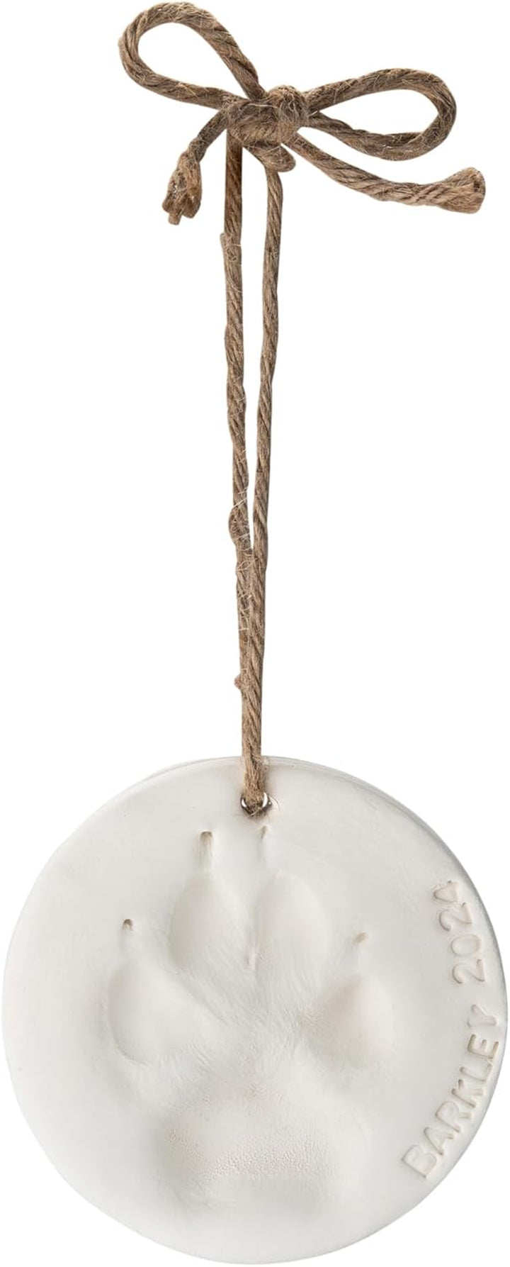 Pet Paw Print Impression Kit Makes (2) Dog Keepsake Ornaments, Inkless Paw Print Kit for Dogs (And Cats!) - Dog Paw Print Kit Keepsake, New Puppy Gift, Pawprint Keepsake Kit W/Paints & Name Stamps!