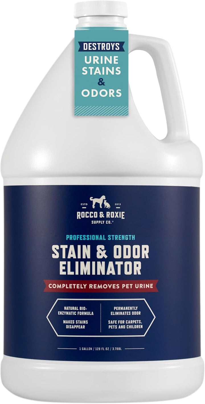 Stain & Strong Odor Eliminator, Enzyme Cleaner, Pet Odor Eliminator for Home - Carpet Stain Remover for Cats & Dog Pee - Urine Destroyer - Carpet Cleaner Spray Clear, 32 Fl Oz
