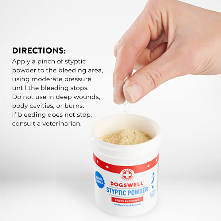 Remedy Recovery Styptic Blood Stopper Powder for Dogs & Cats 1.5 Oz. Container