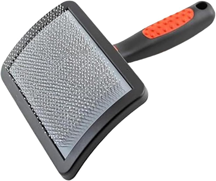 Paw Brothers Professional Grade Extra Long Slicker Brush - Ergonomic Handle, Removes Loose Undercoat and Tangles for Dogs