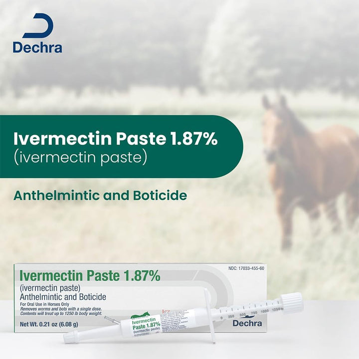 Ivermectin Paste 1.87% | Horse Dewormer Paste