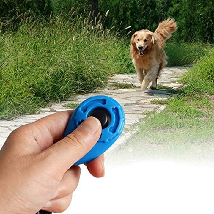 - 4 Pack Dog Training Clicker with Wrist Strap, Pet Training Clicker Set