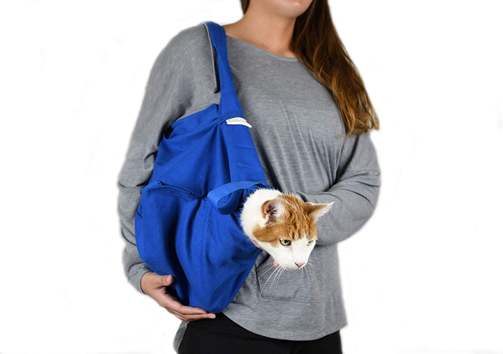 Cozy Comfort Carrier - Large Red Cat Carrier Soft and Pet Carrier for Nail Trimming, Vet Visits, Medication Administration, Dental Care, and Travel