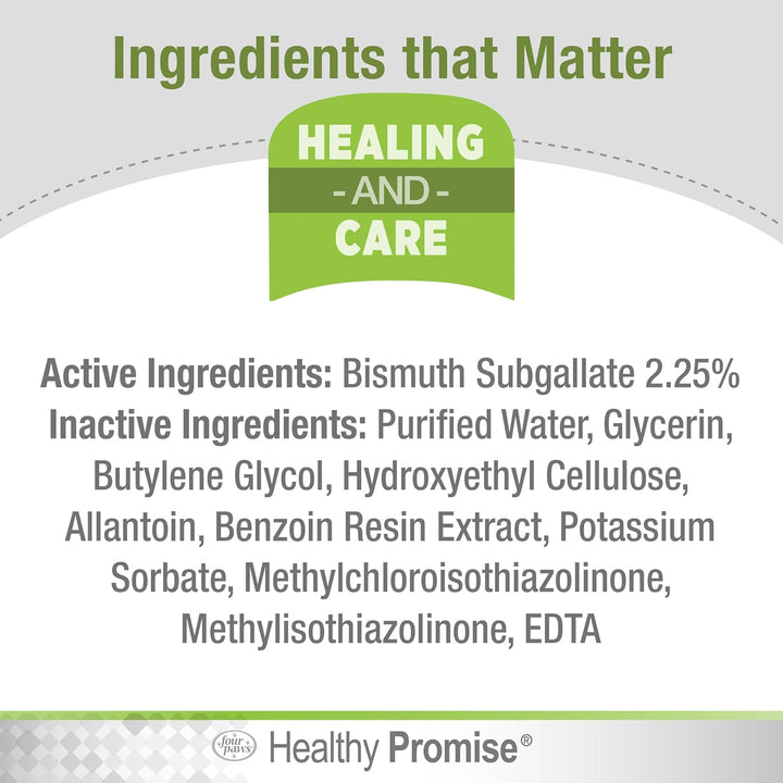 Healthy Promise Quick Action Blood Stopper Styptic Gel for Dogs & Cats, 1.16 Oz.