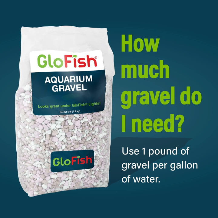 Aquarium Gravel 5 Pounds, Pearlescent, Complements Tanks and Décor (AQ-78484)