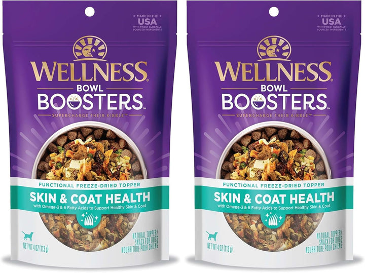 Bowl Boosters, Dog Food Topper for Small, Medium, & Large Breeds, Grain Free, Natural, Freeze Dried, Digestive Health Chicken, 4 Ounce Bag (Pack of 1)