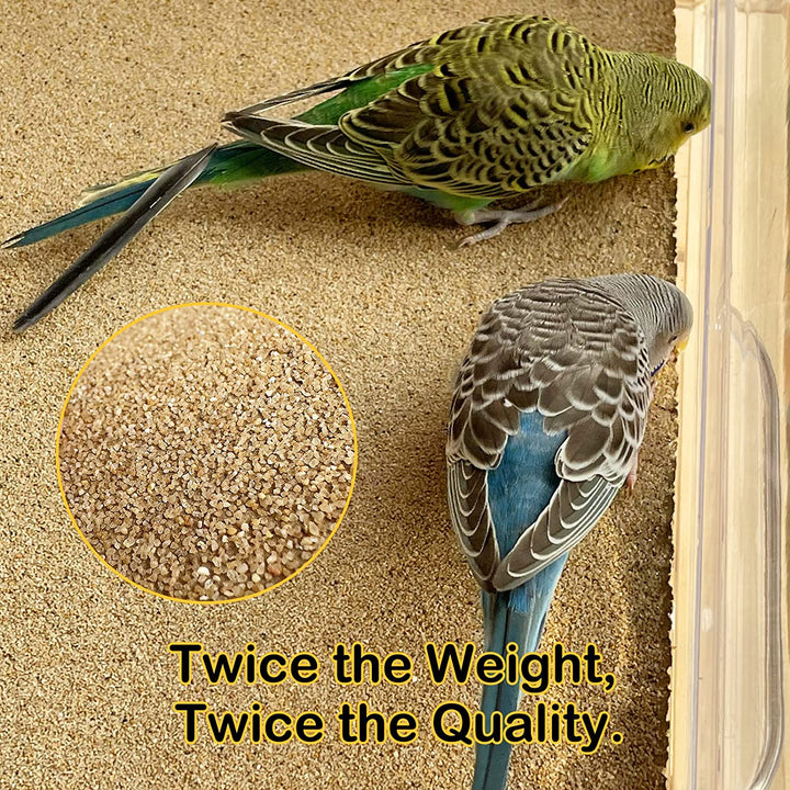 Gravel Paper for Bird Cage 10-Pack 11” X 17” Gravel Liner Paper Sand Sheets Bird Cage Liners