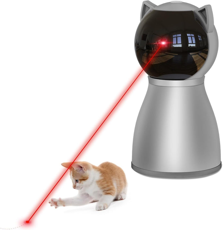 Laser Cat Toys for Indoor Cats,The 4Th Generation Real Random Trajectory Motion Activated Rechargeable Automatic Cat Laser Toy,Interactive Cat Toys for Bored Indoor Adult